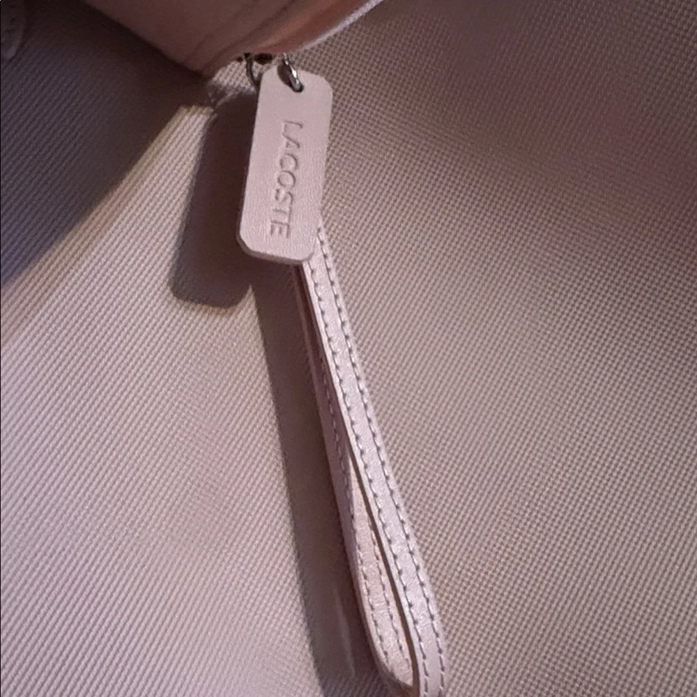 LACOSTE Large L.12.12 Concept Tote Bag, small wallet and wristlet bundle Pink - Picture 16 of 16